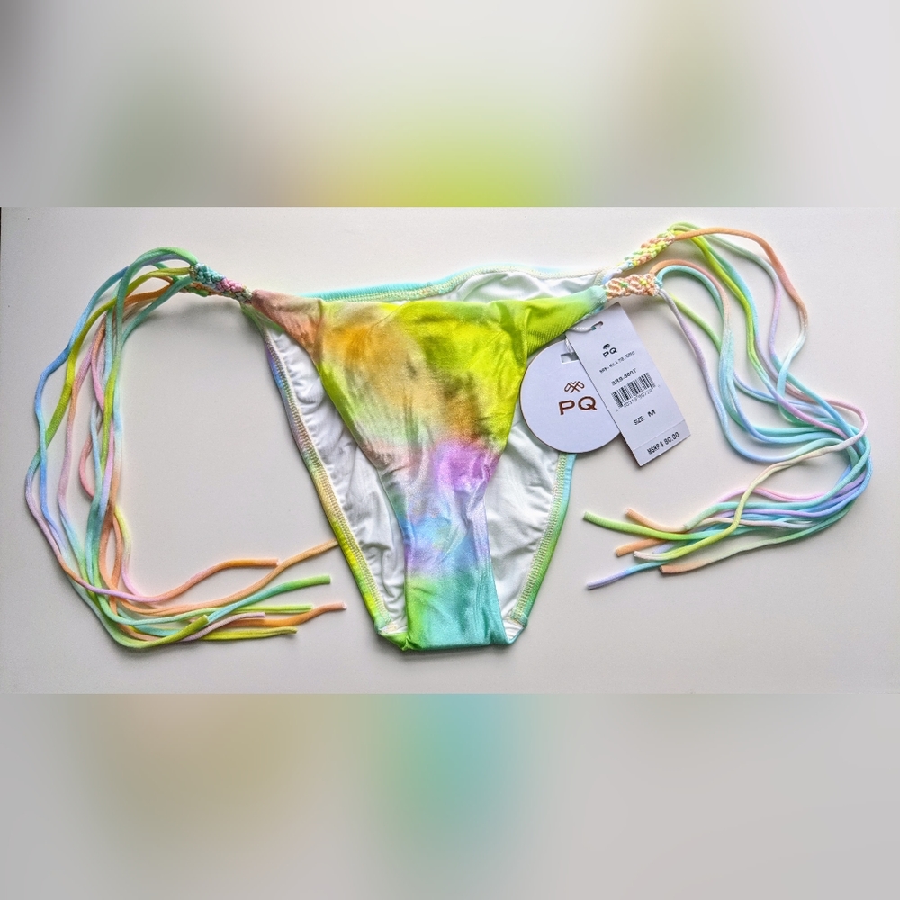 PQ Swim Sunrise Mila Tie Bottoms (NWT, Sz M - Teeny)